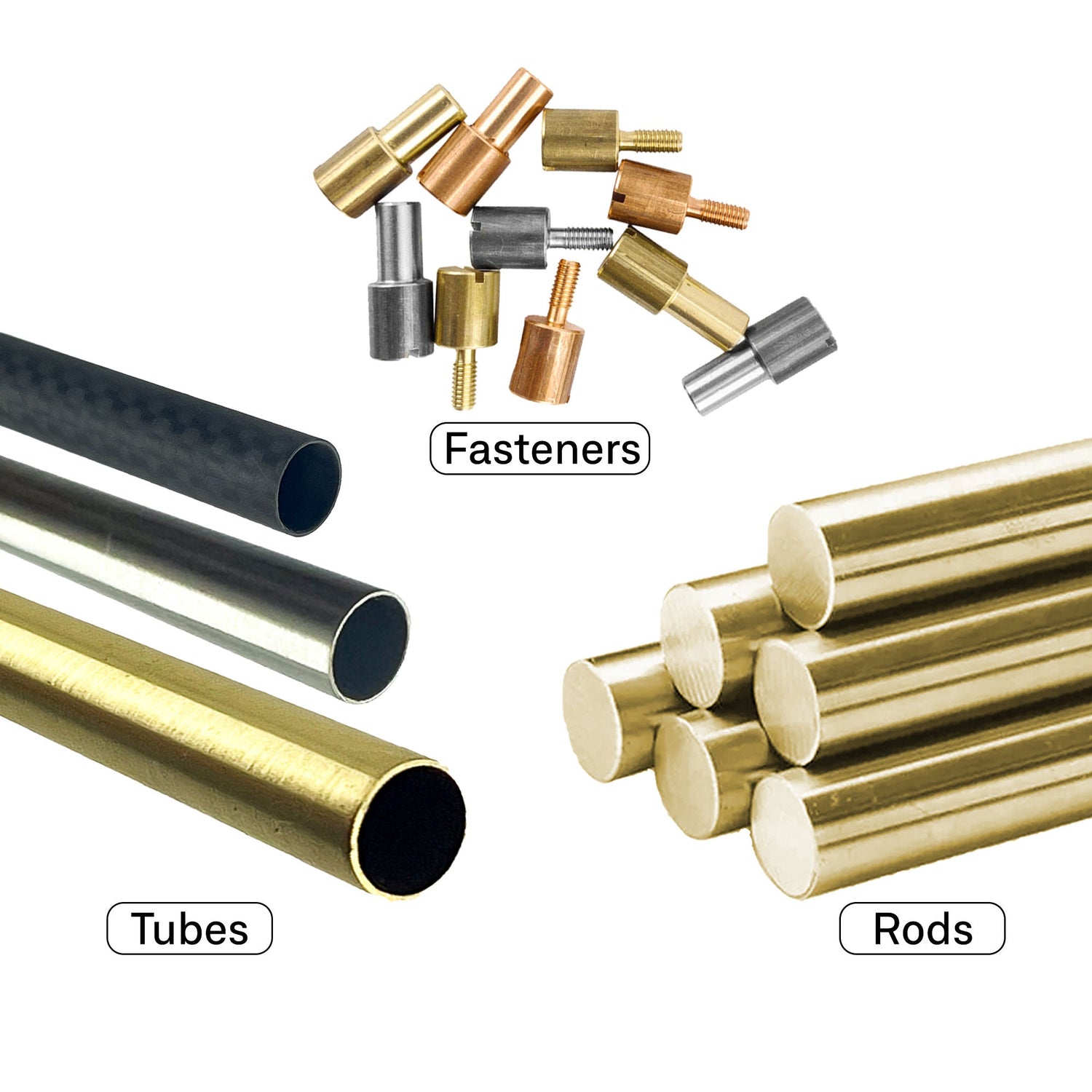 Tubes, Rods, Fasteners, Bars