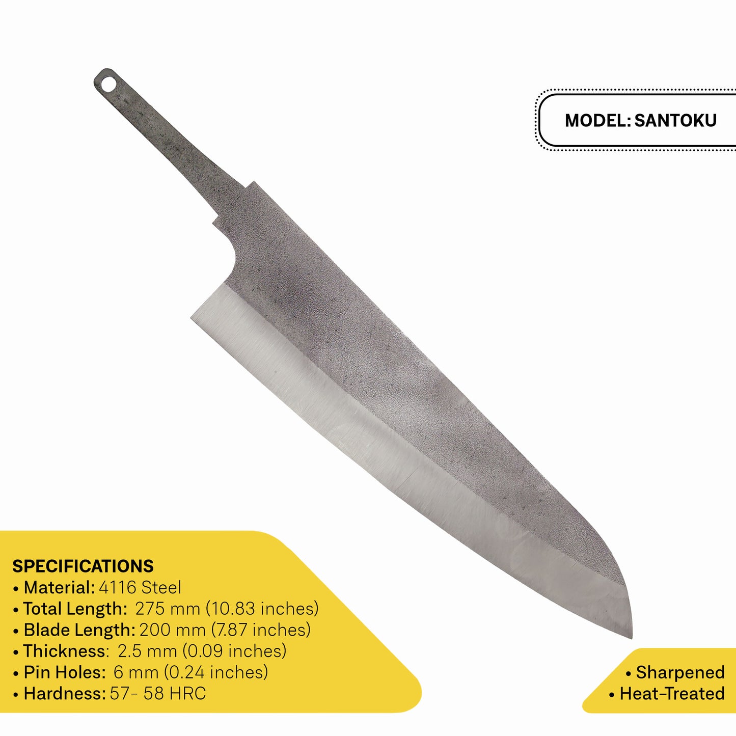 Japanese Chef Blade Blanks - 4116 Steel