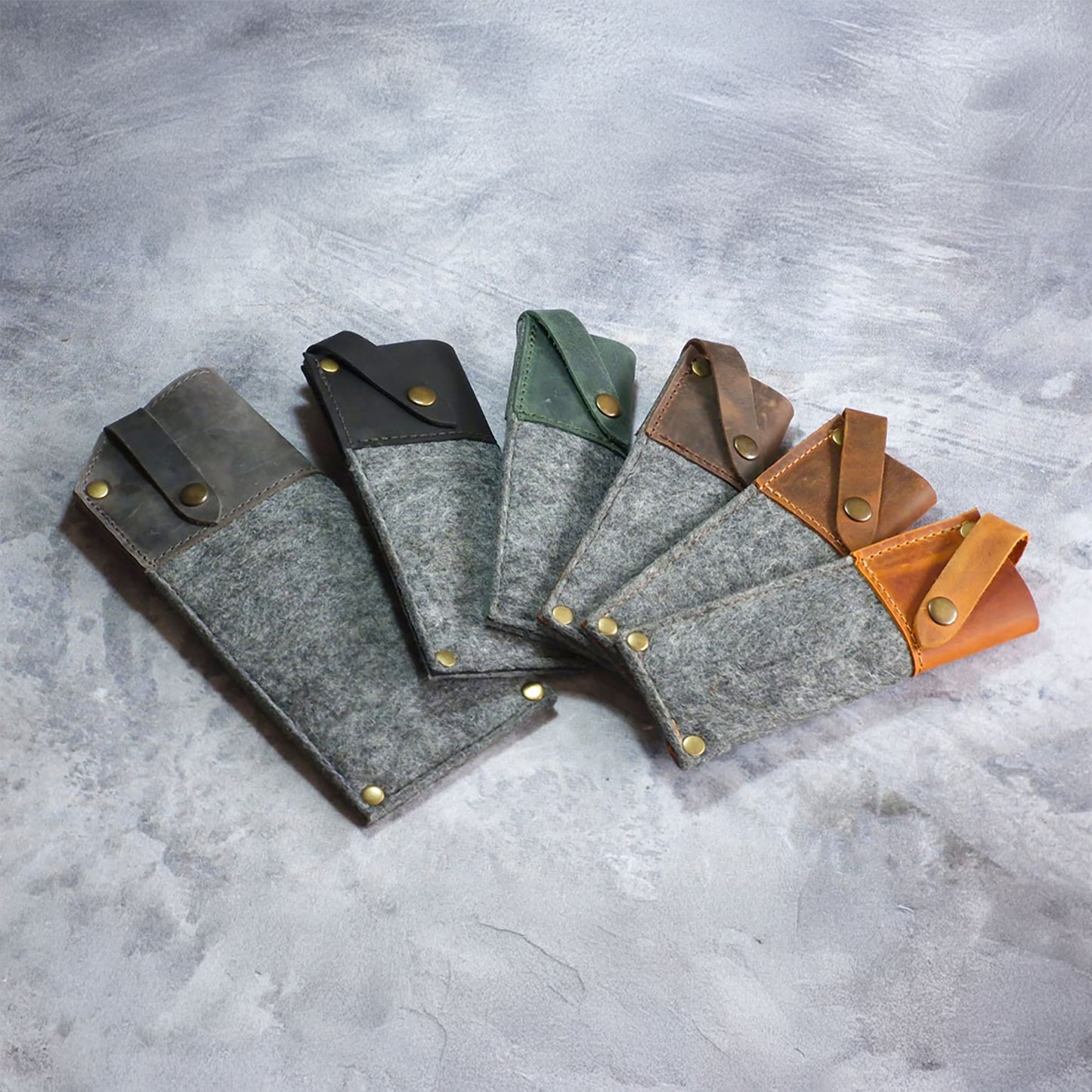 LKS-1 / Custom Leather Knife Sheath – Handcrafted with Name or Logo Engraving