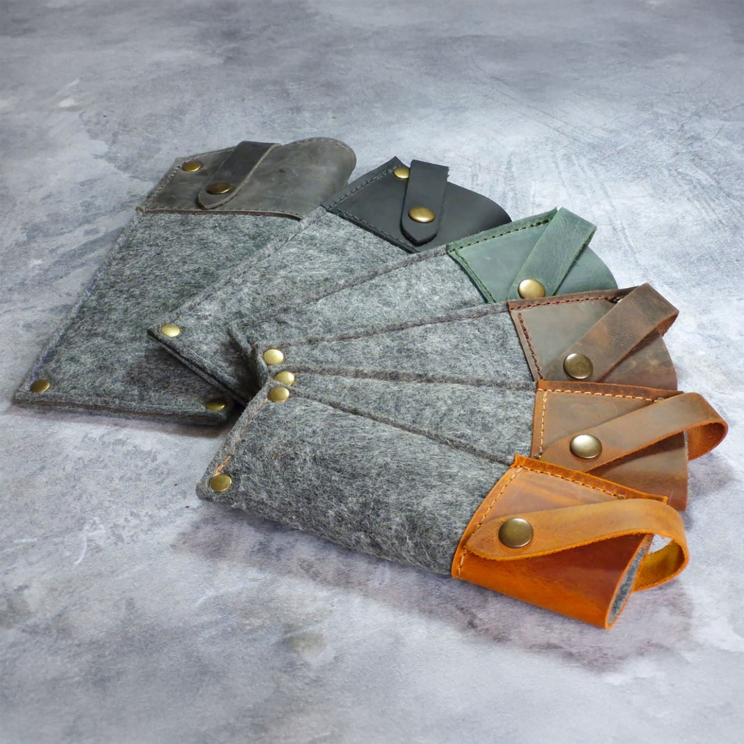 LKS-1 / Custom Leather Knife Sheath – Handcrafted with Name or Logo Engraving