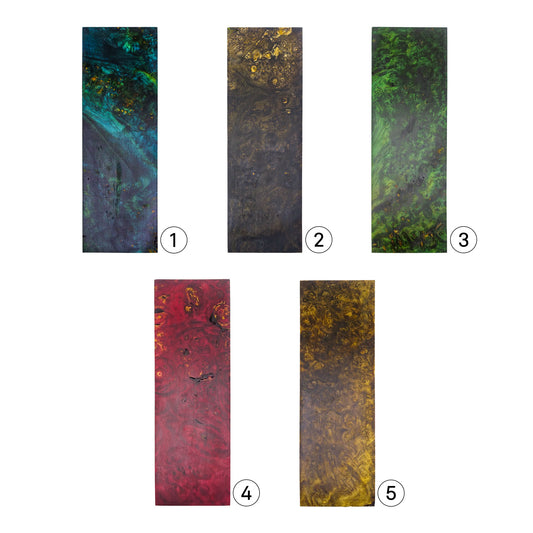 Amboyna Stabilized Wood Blanks (April 2025 Edition)