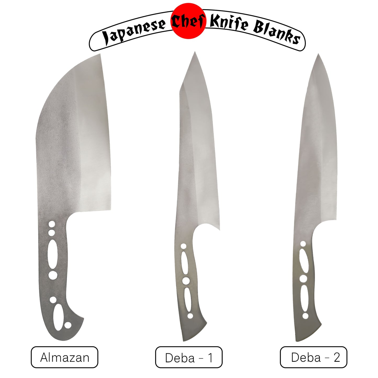 Japanese Chef Blade Blanks - 4116 Steel