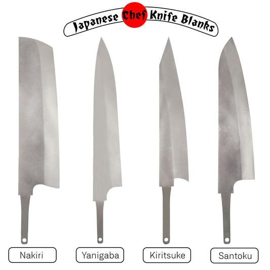 Japanese Chef Blade Blanks - 4116 Steel