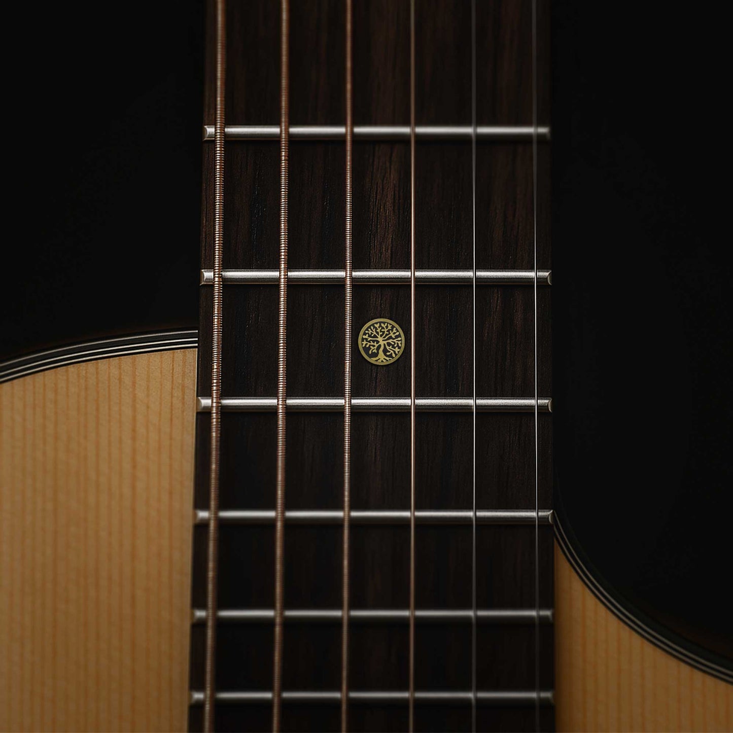 Tree of Life - Mini Pins as Guitar Dots