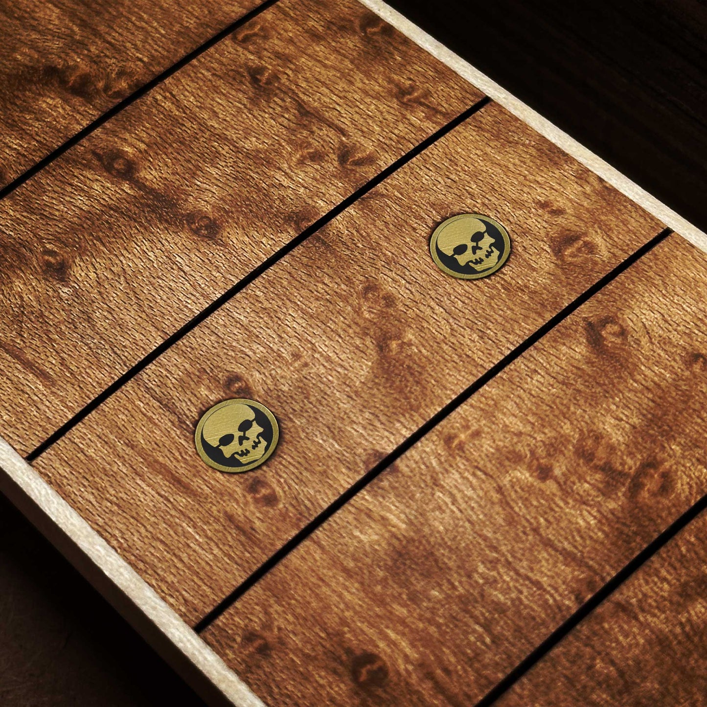 Skull - Mini Pins as Guitar Dots