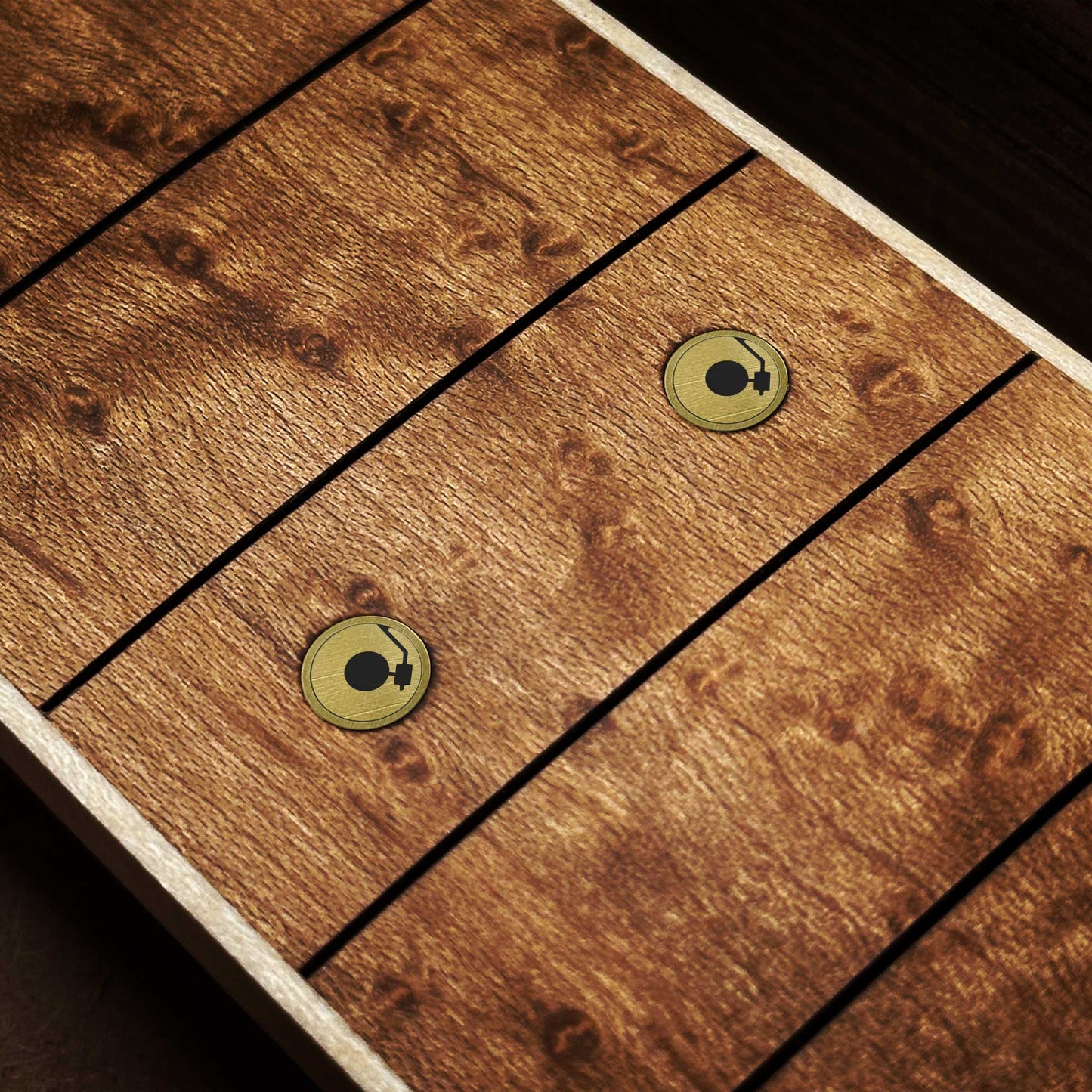 Vinyl - Mini Pins as Guitar Dots