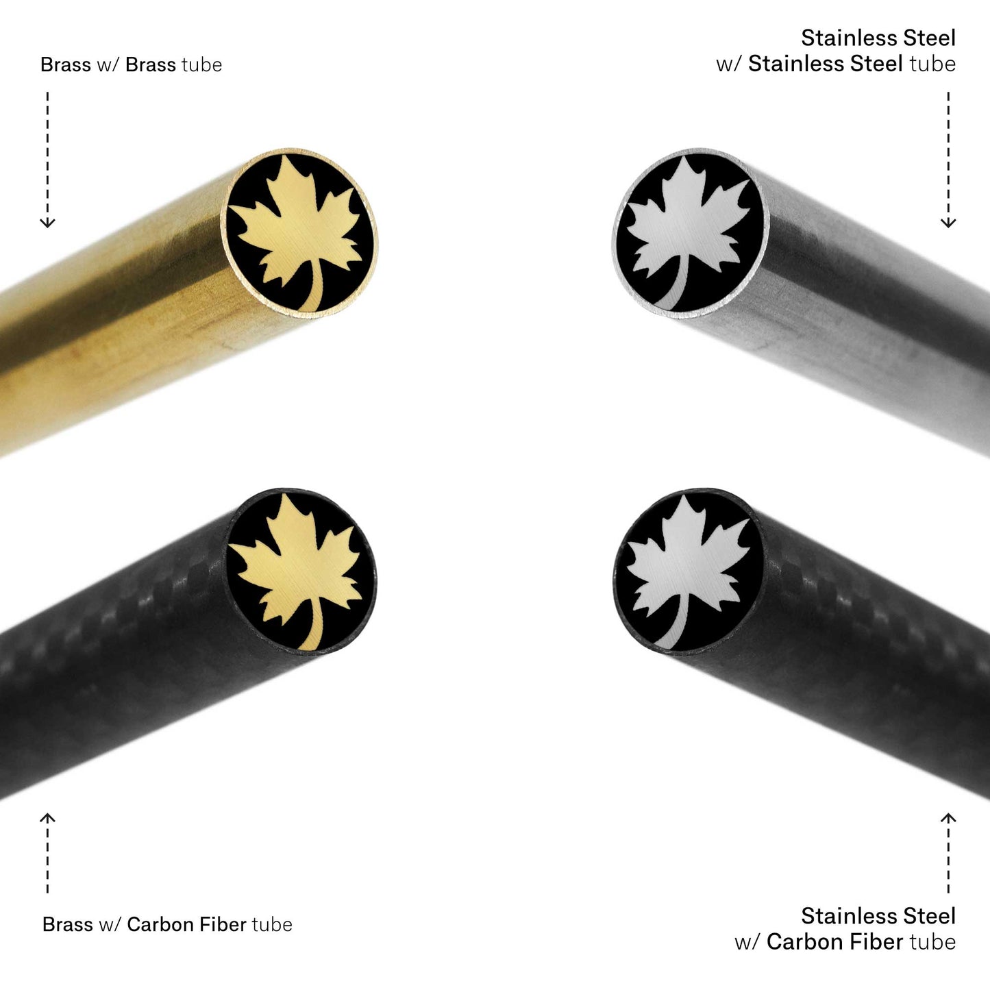 Maple Leaf - EDM Mosaic Knife Pin - 1002
