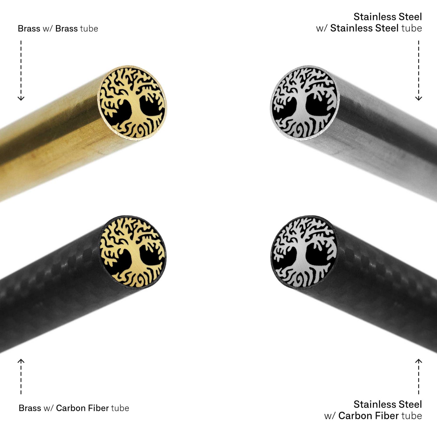 Tree of Life - EDM Mosaic Knife Pin - 1021