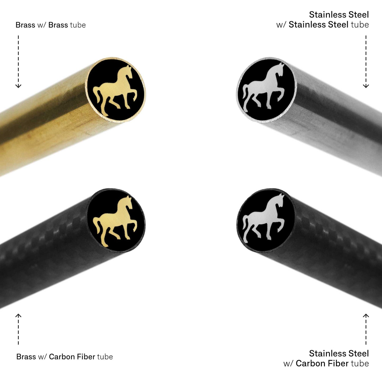 Horse - EDM Mosaic Knife Pin - 2018