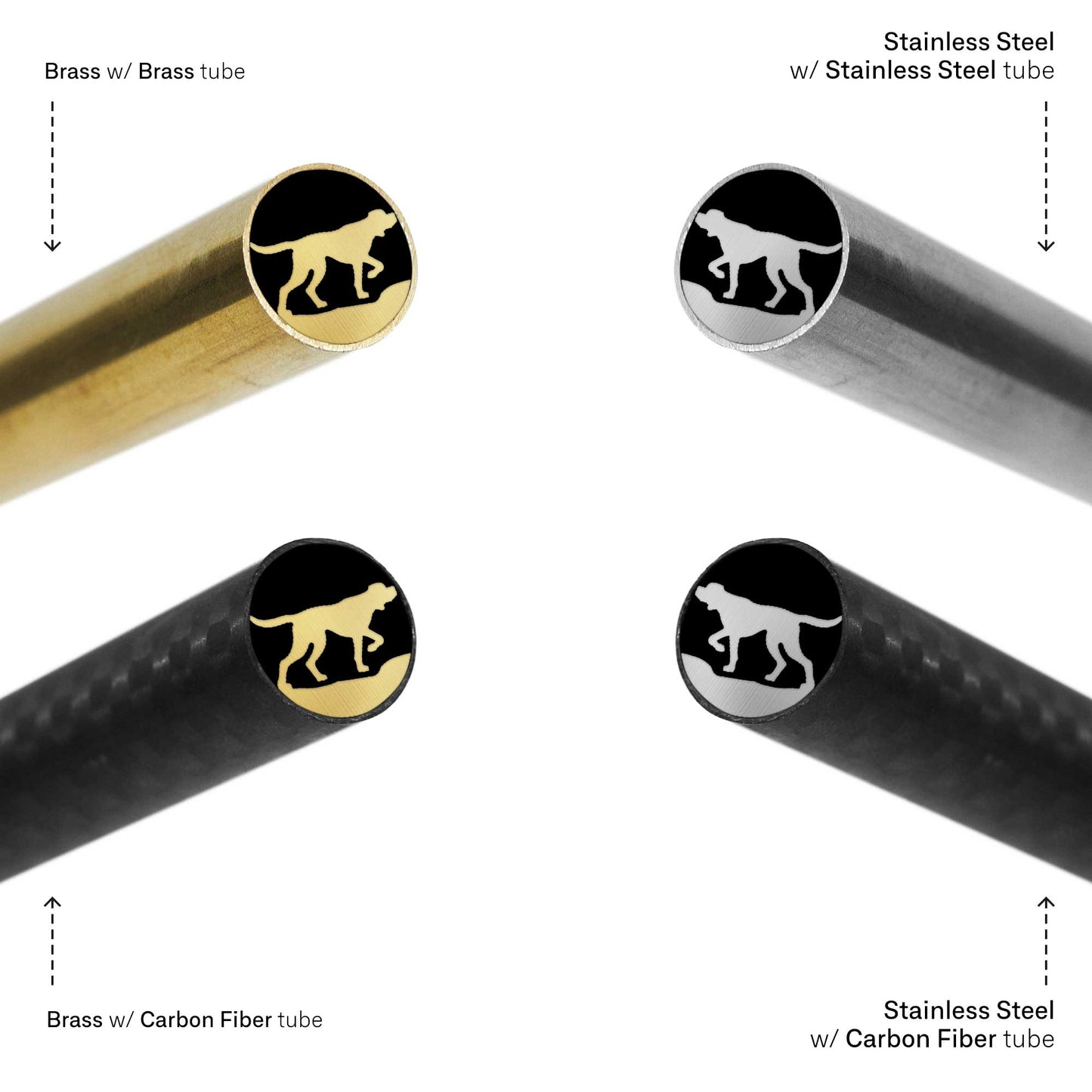 Beagle Hunter Hound - EDM Mosaic Knife Pin - 2031