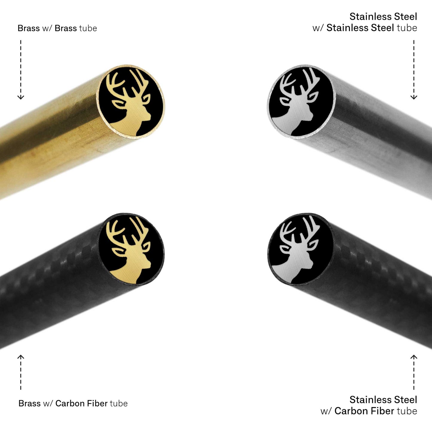 Roe Deer - EDM Mosaic Knife Pin - 2082