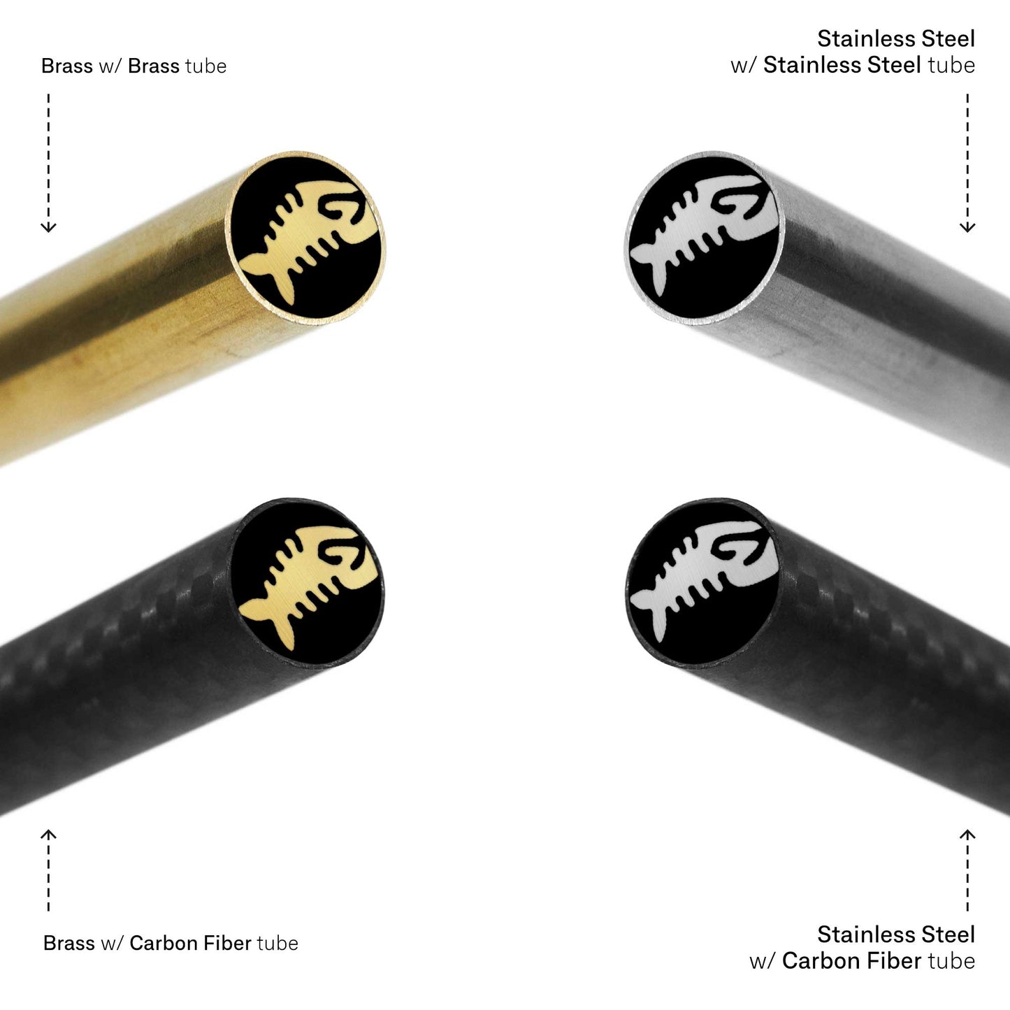 Fishbone - EDM Mosaic Knife Pin - 2106