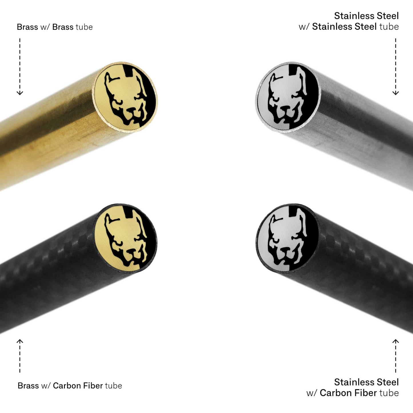 Dog Boxer - EDM Mosaic Knife Pin - 2130