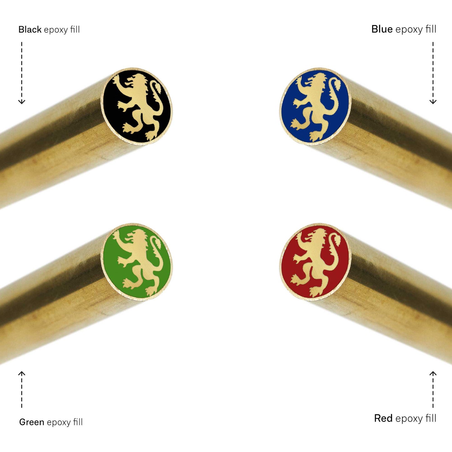 Lion - EDM Mosaic Knife Pin - 2137