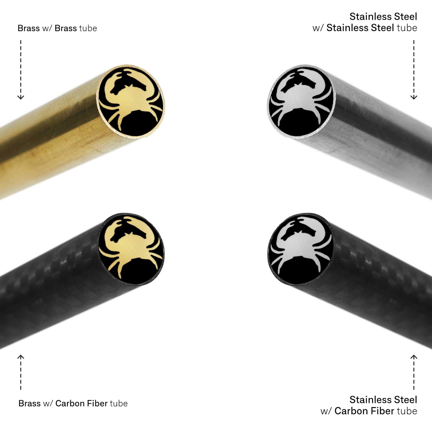 Crab - EDM Mosaic Knife Pin - 2159