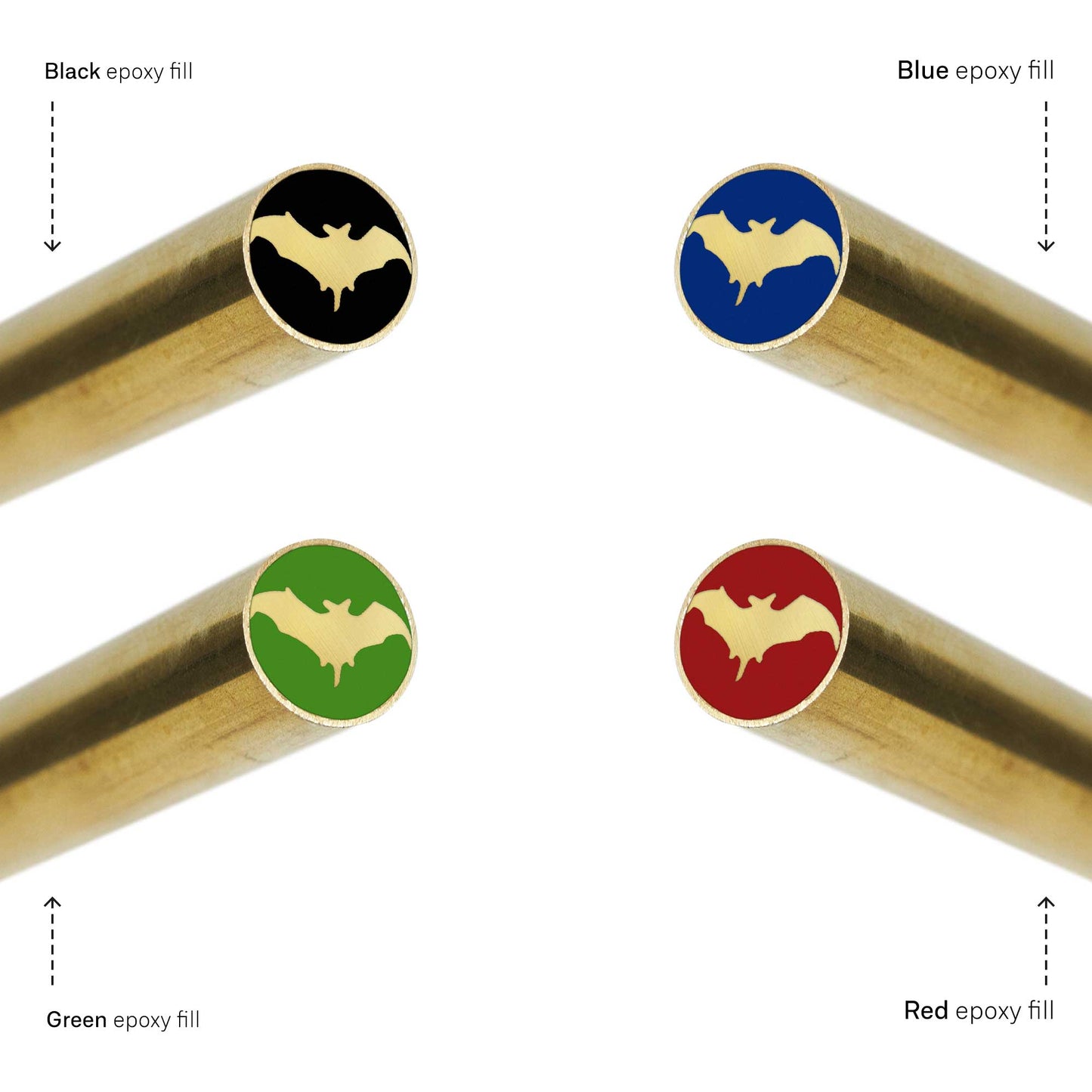 Bat - EDM Mosaic Knife Pin - 2160