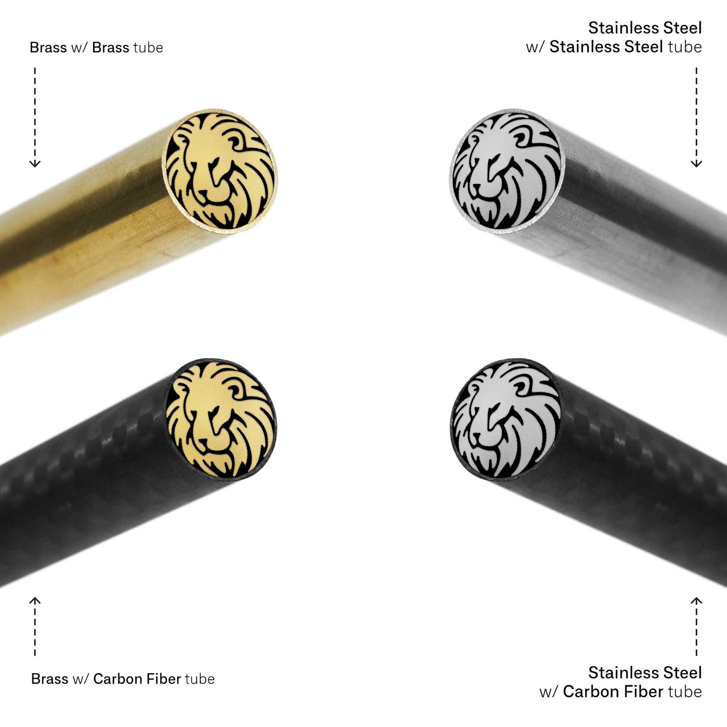 Lion Head - EDM Mosaic Knife Pin - 2164