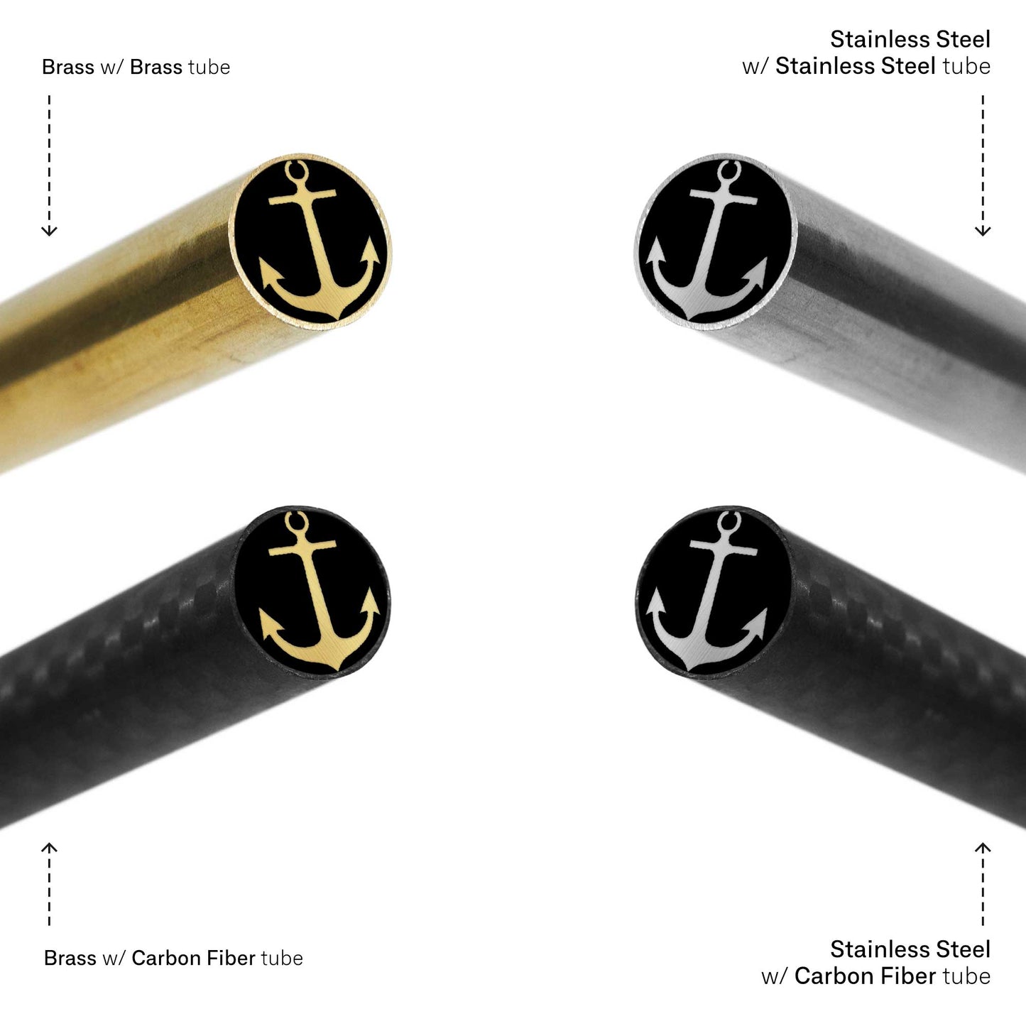 Anchor - EDM Mosaic Knife Pin - 3001