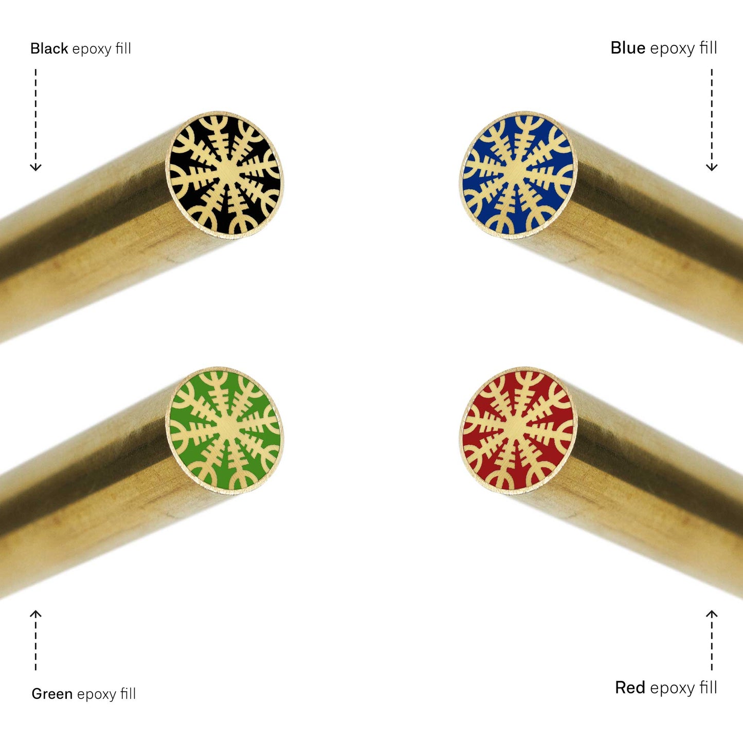 Nordic - EDM Mosaic Knife Pin - 3014