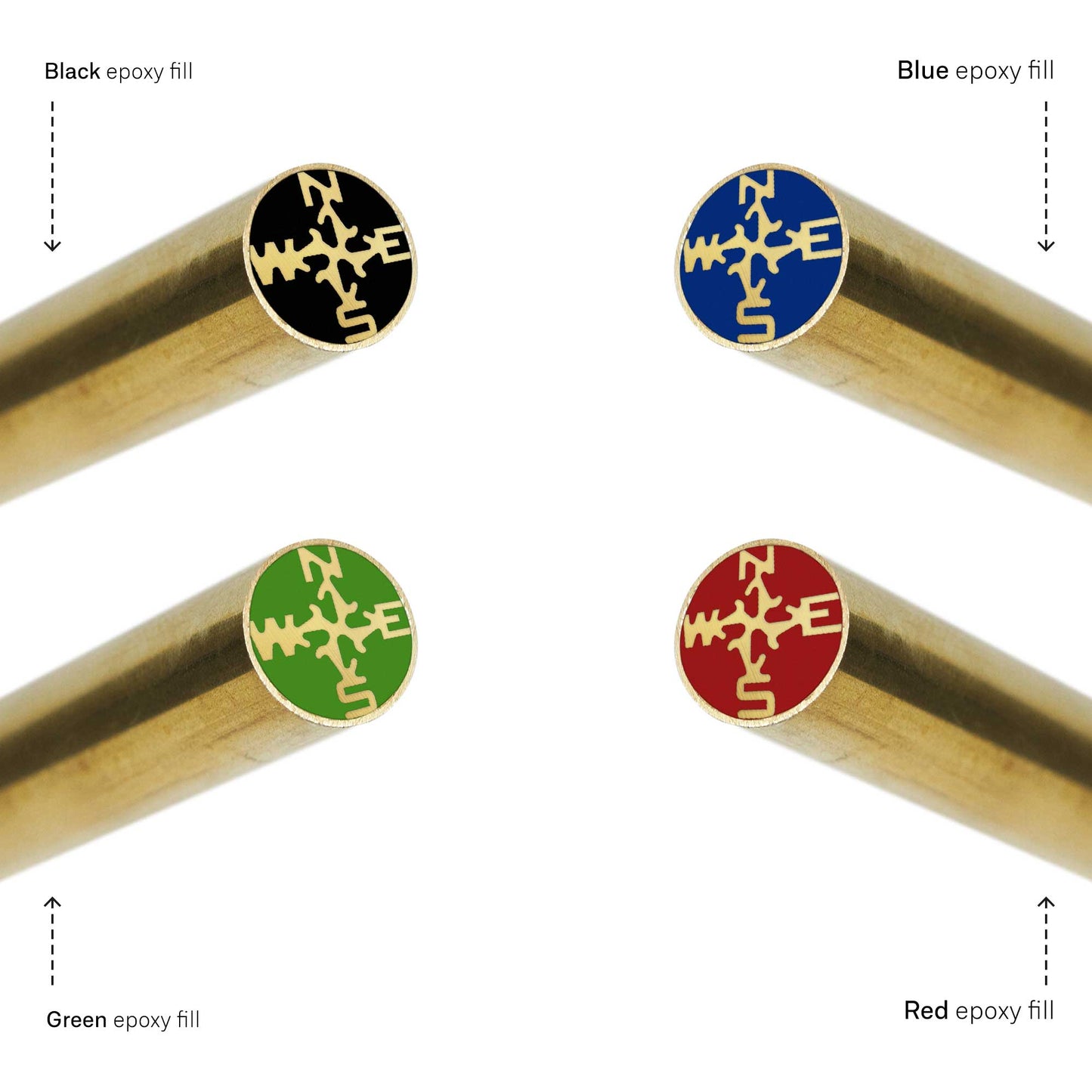 Compass - EDM Mosaic Knife Pin - 3056