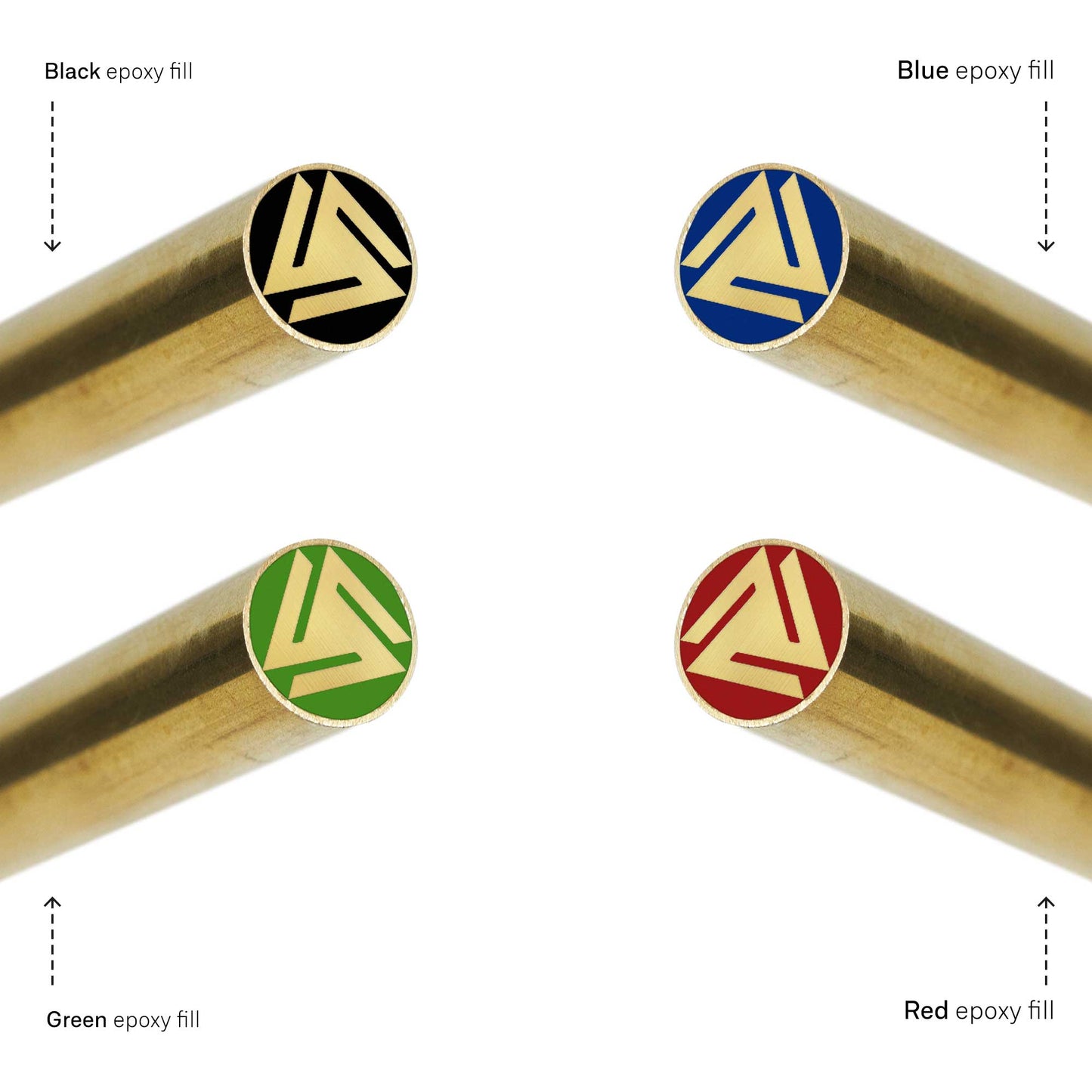 Valknut - EDM Mosaic Knife Pin - 3086