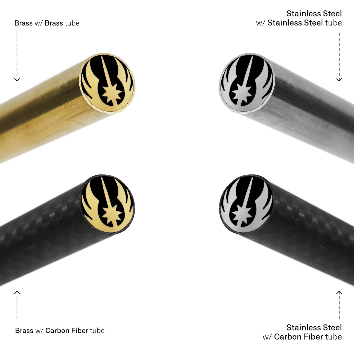Jedi Symbol - EDM Mosaic Knife Pin - 3109
