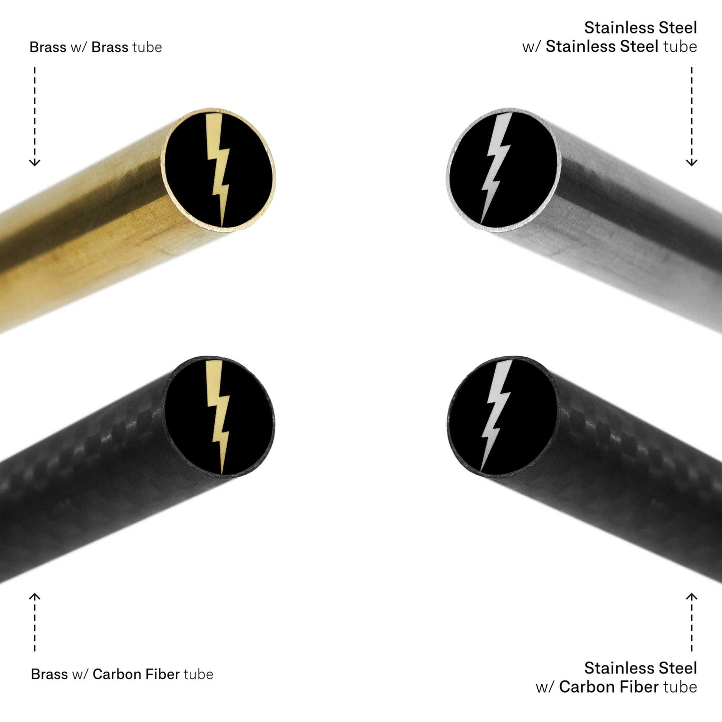 Thunderbolt - EDM Mosaic Knife Pin - 3111