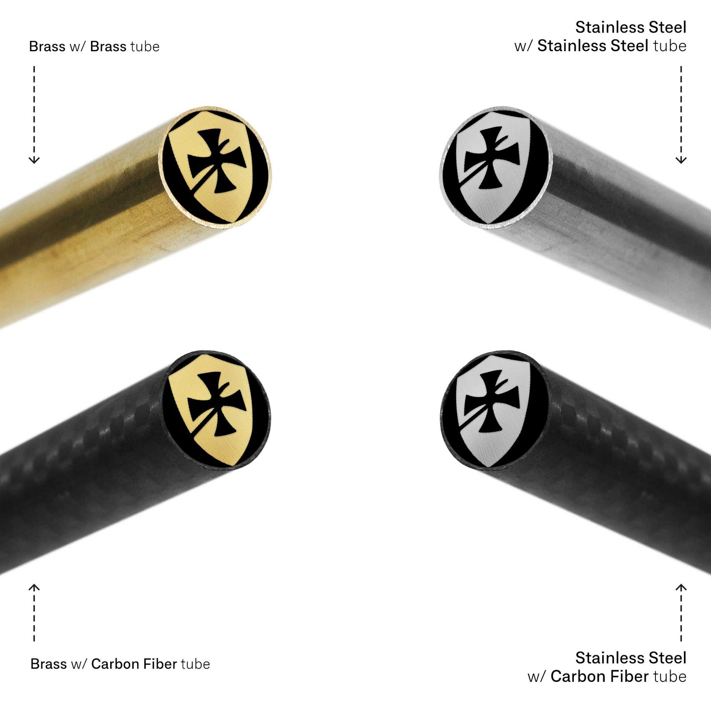 Cross - EDM Mosaic Knife Pin - 3134
