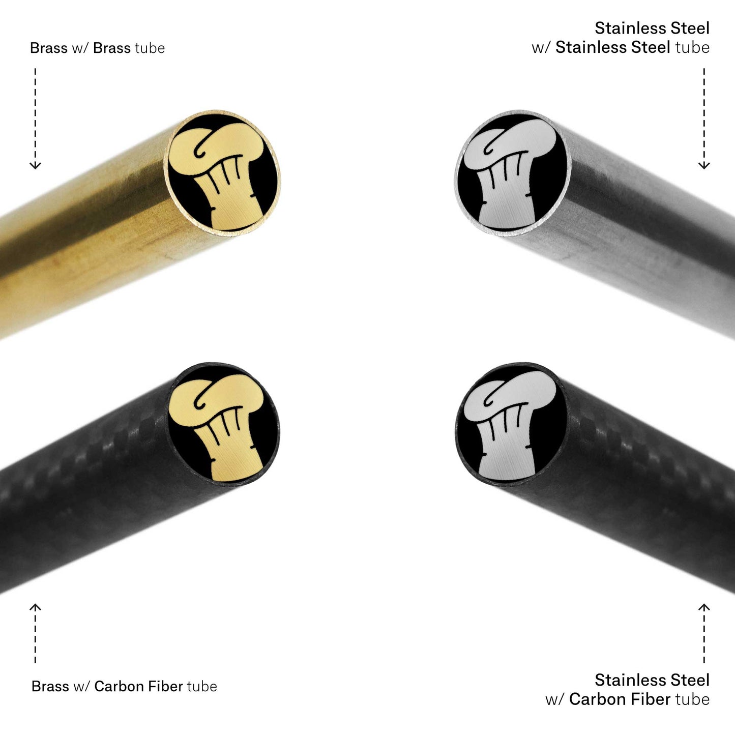 Chef Hat - EDM Mosaic Knife Pin - 3163