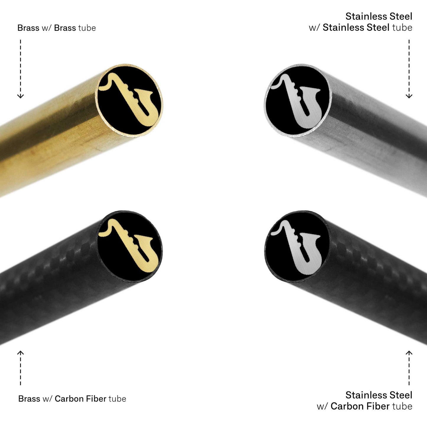 Saxophone - EDM Mosaic Knife Pin - 3171