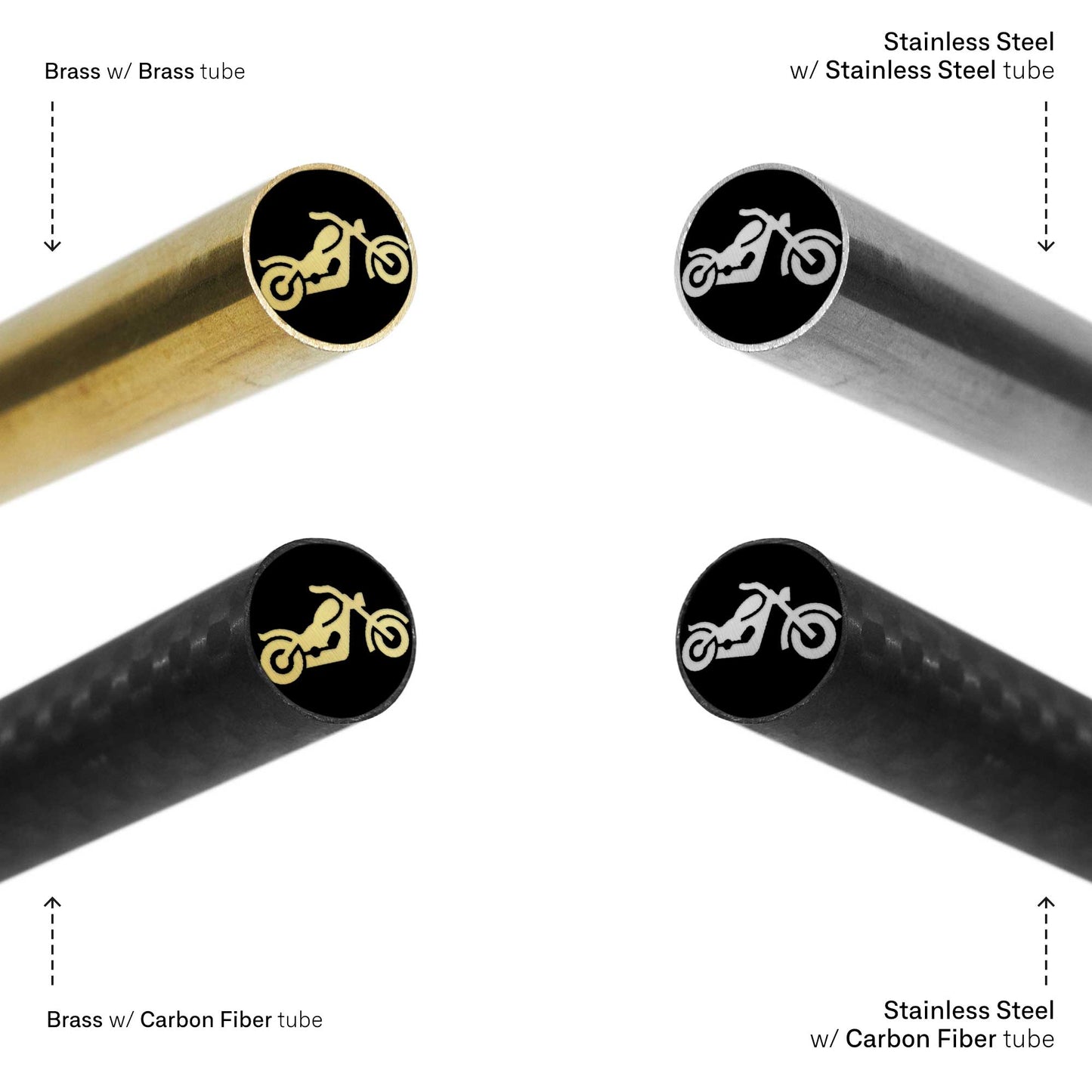Motorcycle - EDM Mosaic Knife Pin - 4007