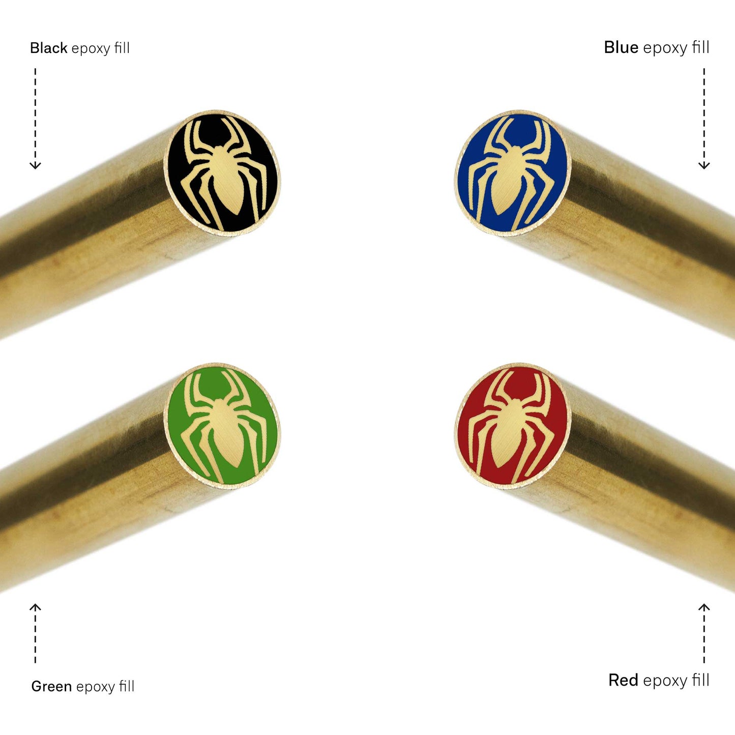 Spider - EDM Mosaic Knife Pin - 4011