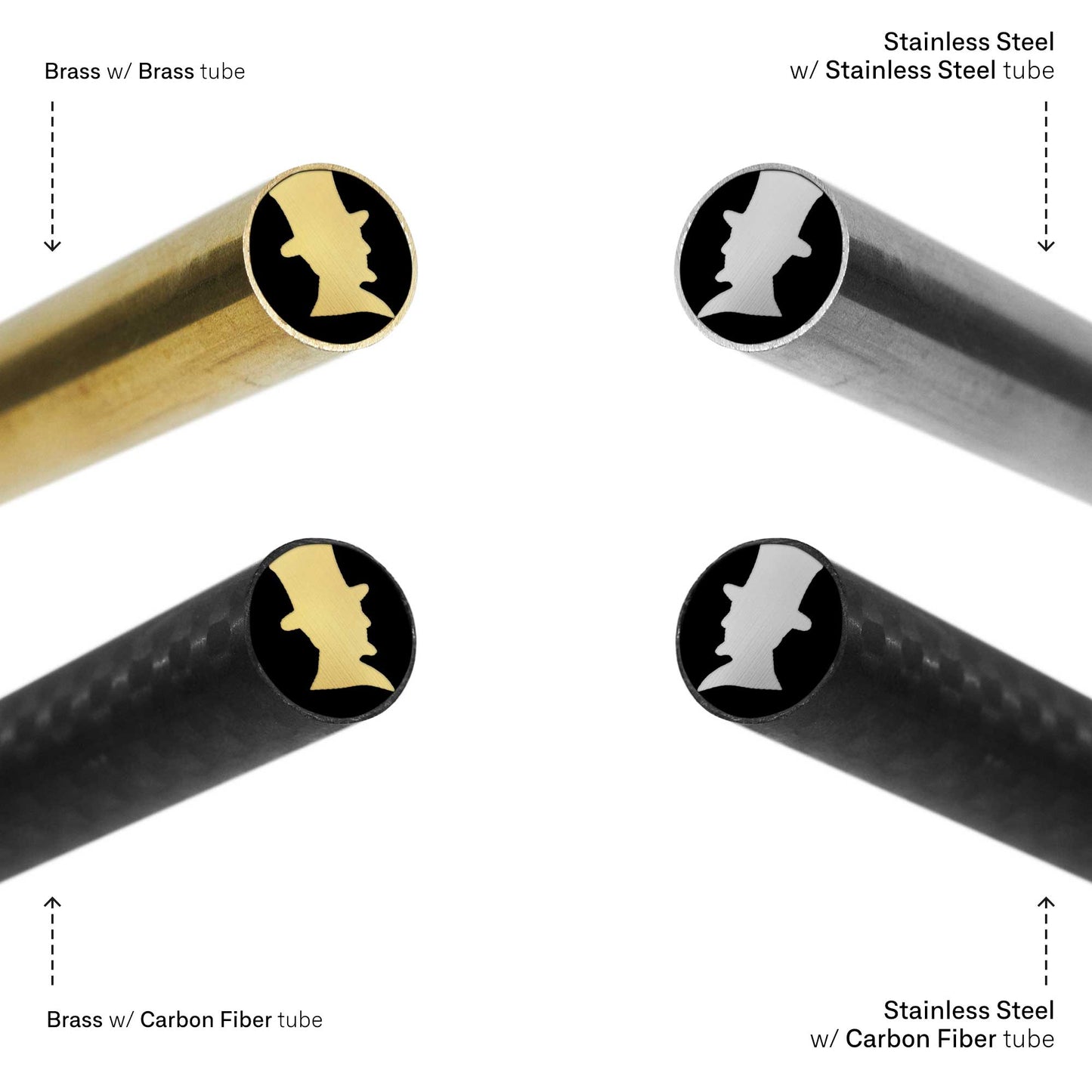 Abraham Lincoln - EDM Mosaic Knife Pin - 4012