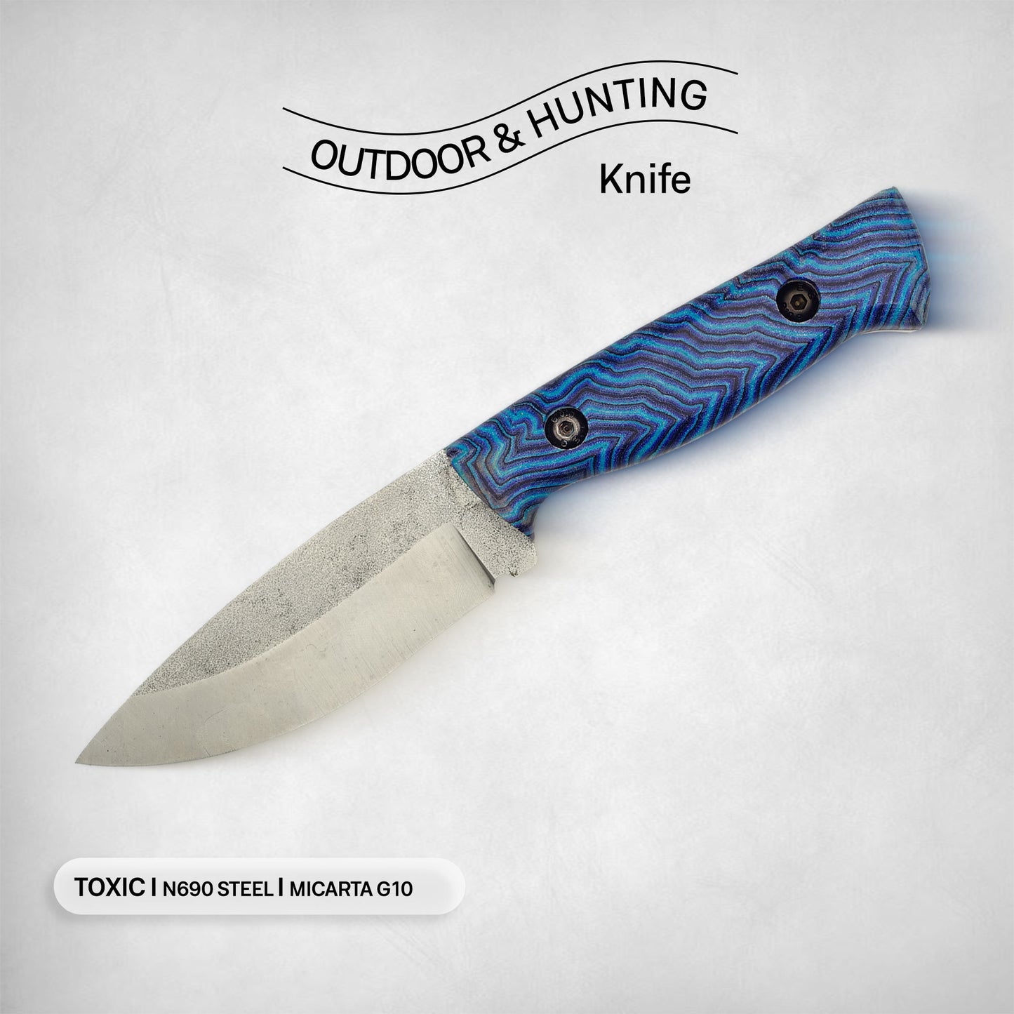 Toxic | Handcrafted Knives with Durable Micarta Handle – Precision, Strength & Style