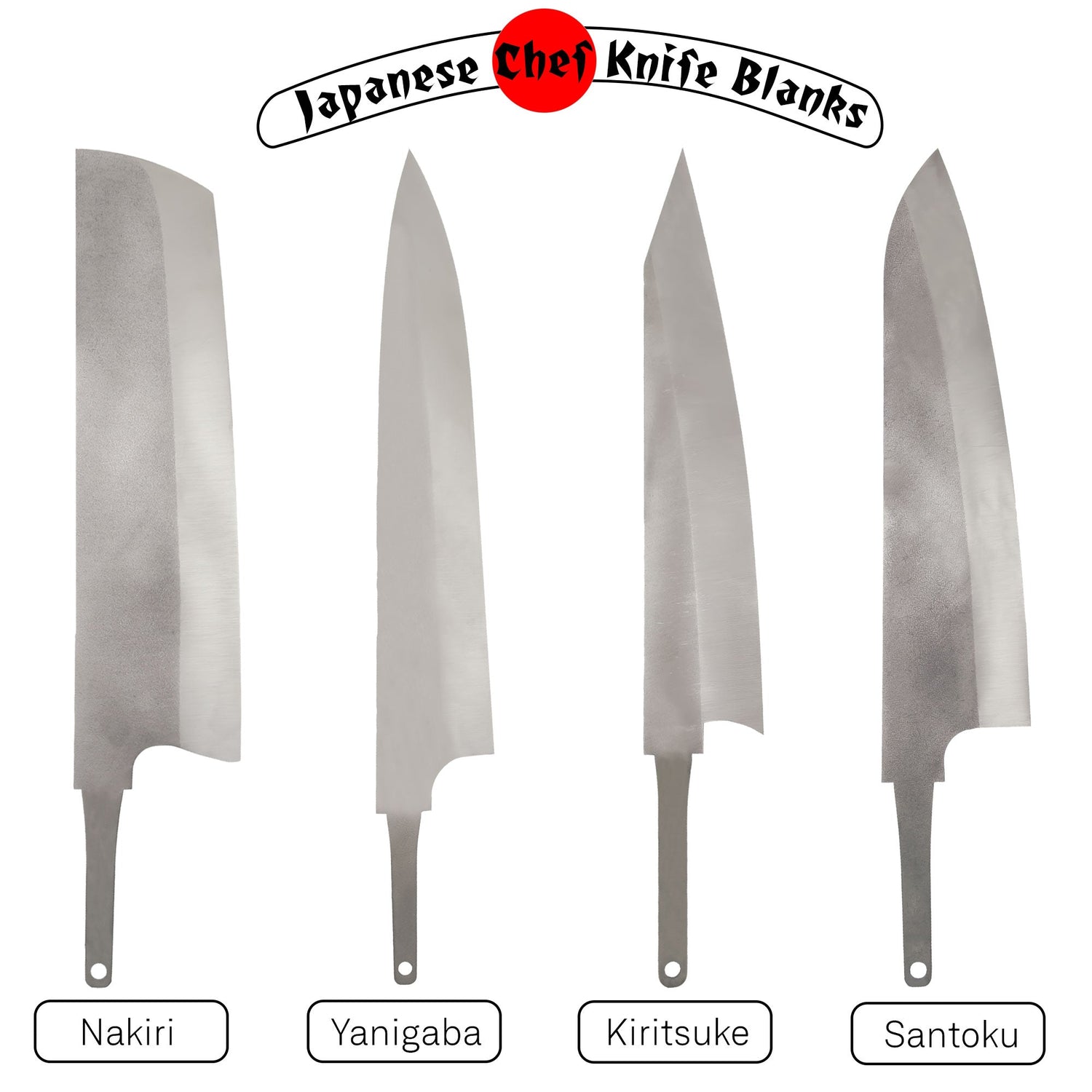 Japanese Chef Blade Blanks
