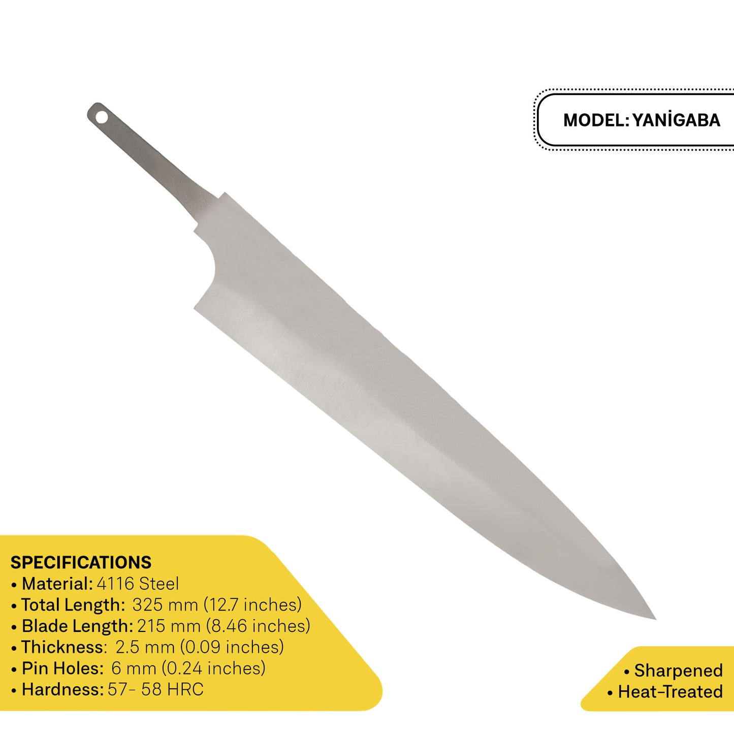 Japanese Chef Knife Blanks - 4116 Steel