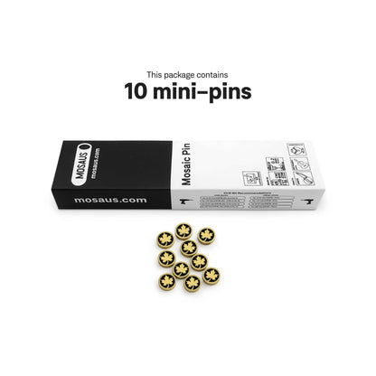 Maple Leaf - Mini Pins as Guitar Dots