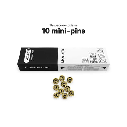 Flower Daisy - Mini Pins as Guitar Dots