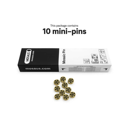 Sakura - Mini Pins as Guitar Dots