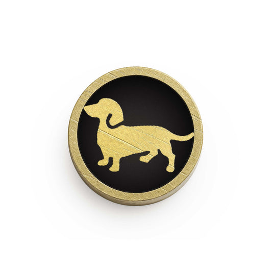 Dachshund Dog - Mini Pins as Guitar Dots