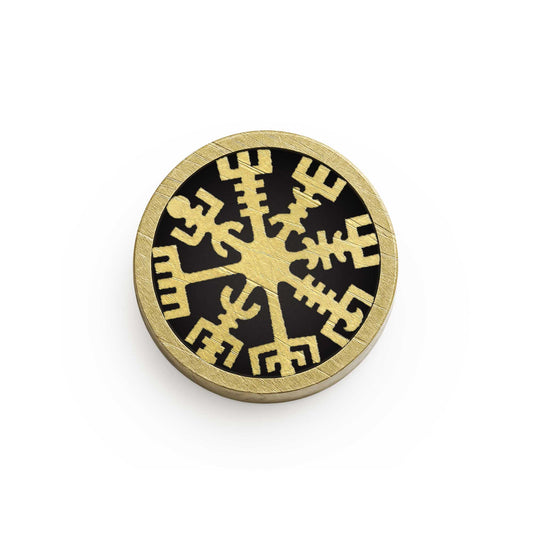 Viking Compass - Mini Pins as Guitar Dots