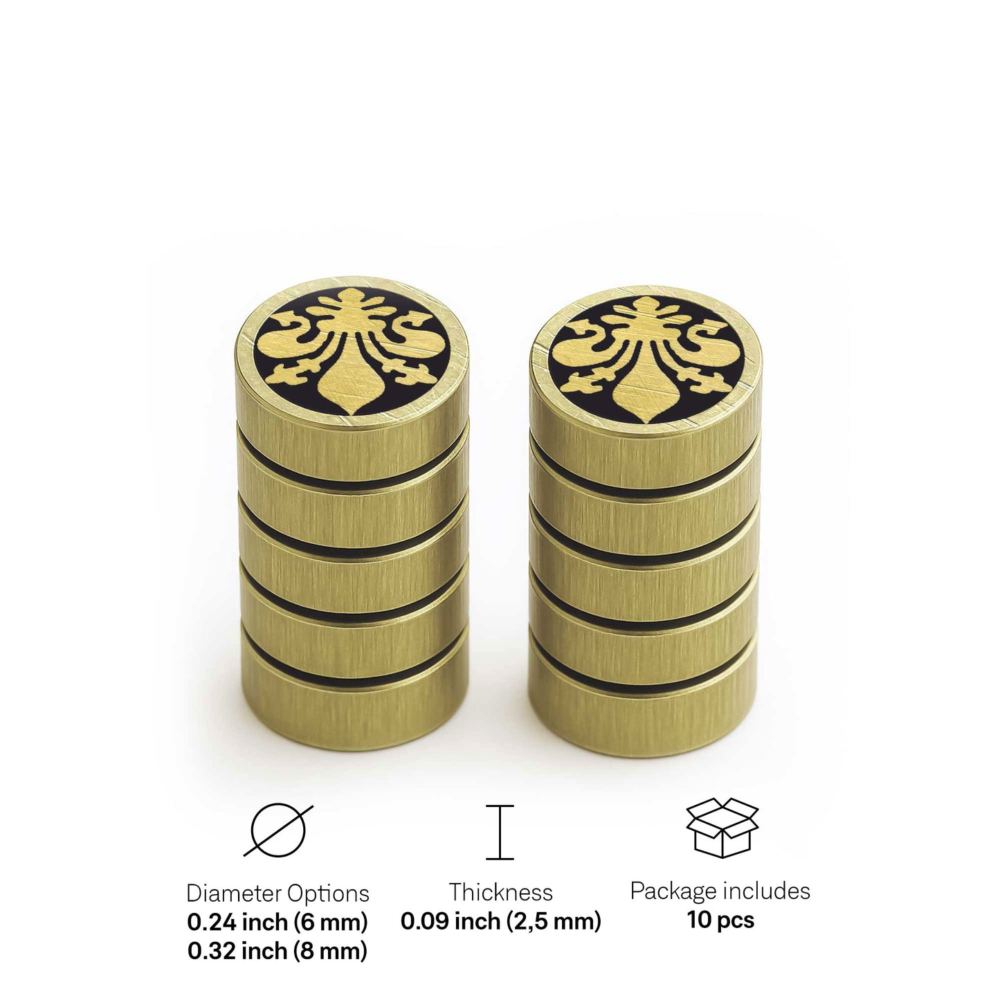 Royal - Mini Pins as Guitar Dots