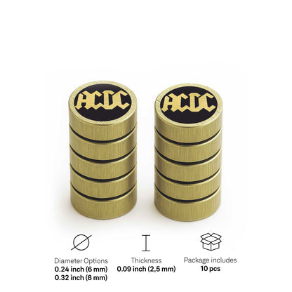 ACDC - Mini Pins as Guitar Dots