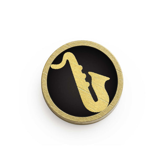 Saxophone - Mini Pins as Guitar Dots