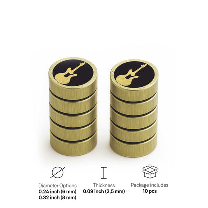 Guitar - Mini Pins as Guitar Dots