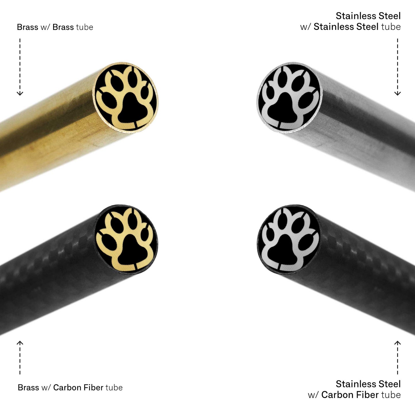 Dog Paw 2077 - EDM Mosaic Knife Pin