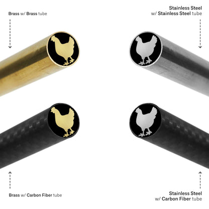 Chicken 2094 - EDM Mosaic Knife Pin