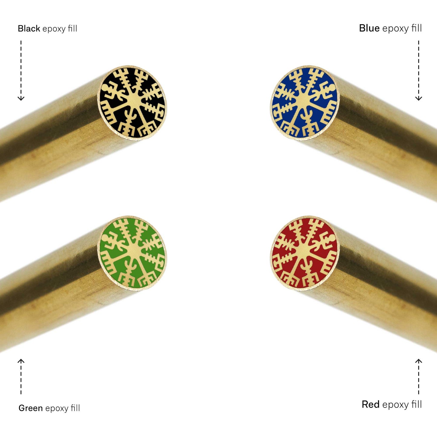 Viking Compass 3008 - EDM Mosaic Knife Pin