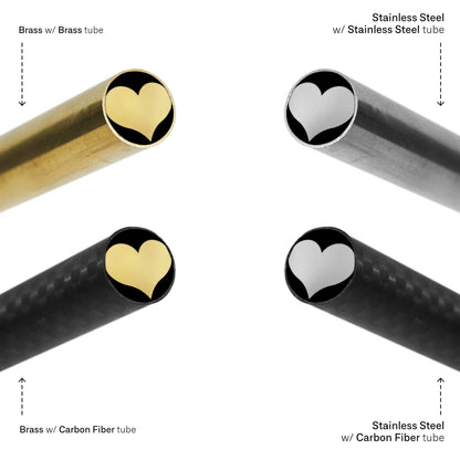 Heart 3025 - EDM Mosaic Knife Pin