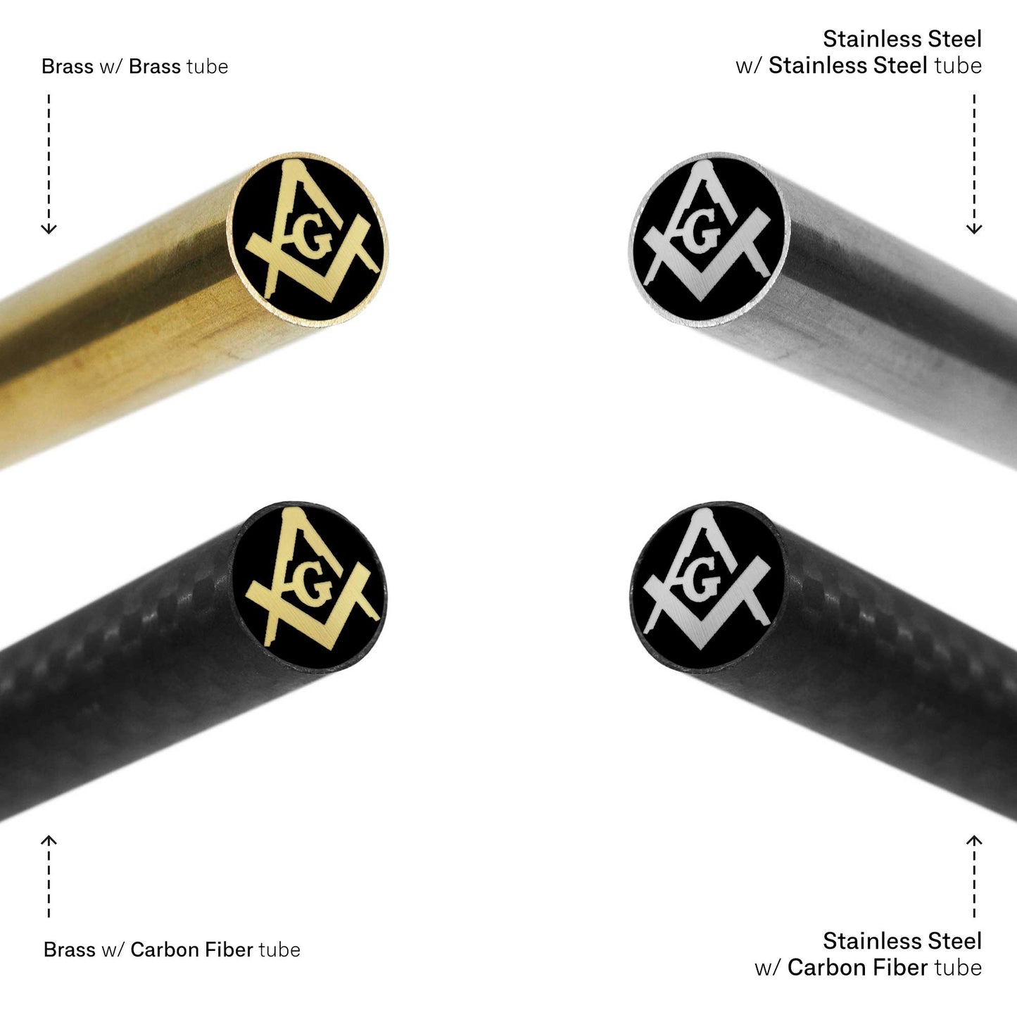 Freemason 3128 - EDM Mosaic Knife Pin